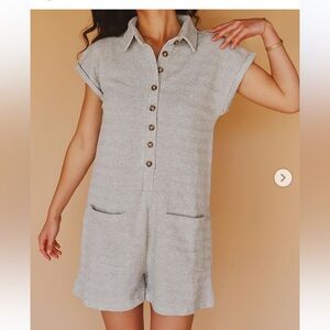 Polgram knit romper
